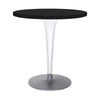 Kartell bovenste bovenste tafel rond buiten met ronde basis ⌀70 cm, zwart