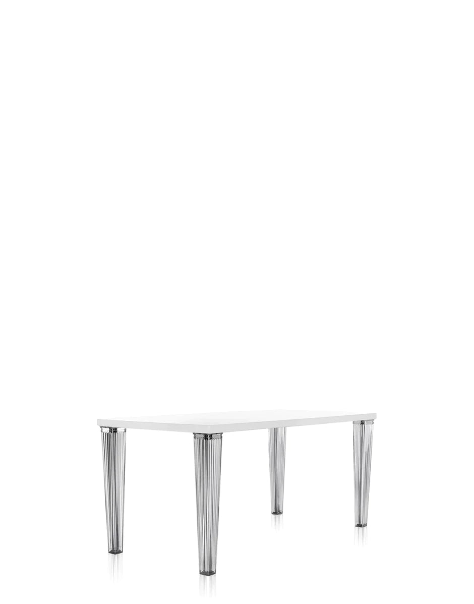 Kartell Top Top Table Glass 160x80 cm, blanco