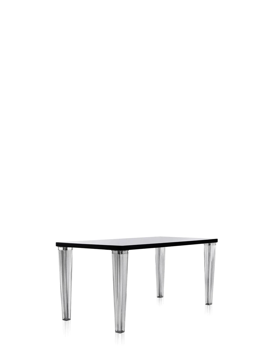 Kartell Tip Top Table Verre 160x80 cm, noir