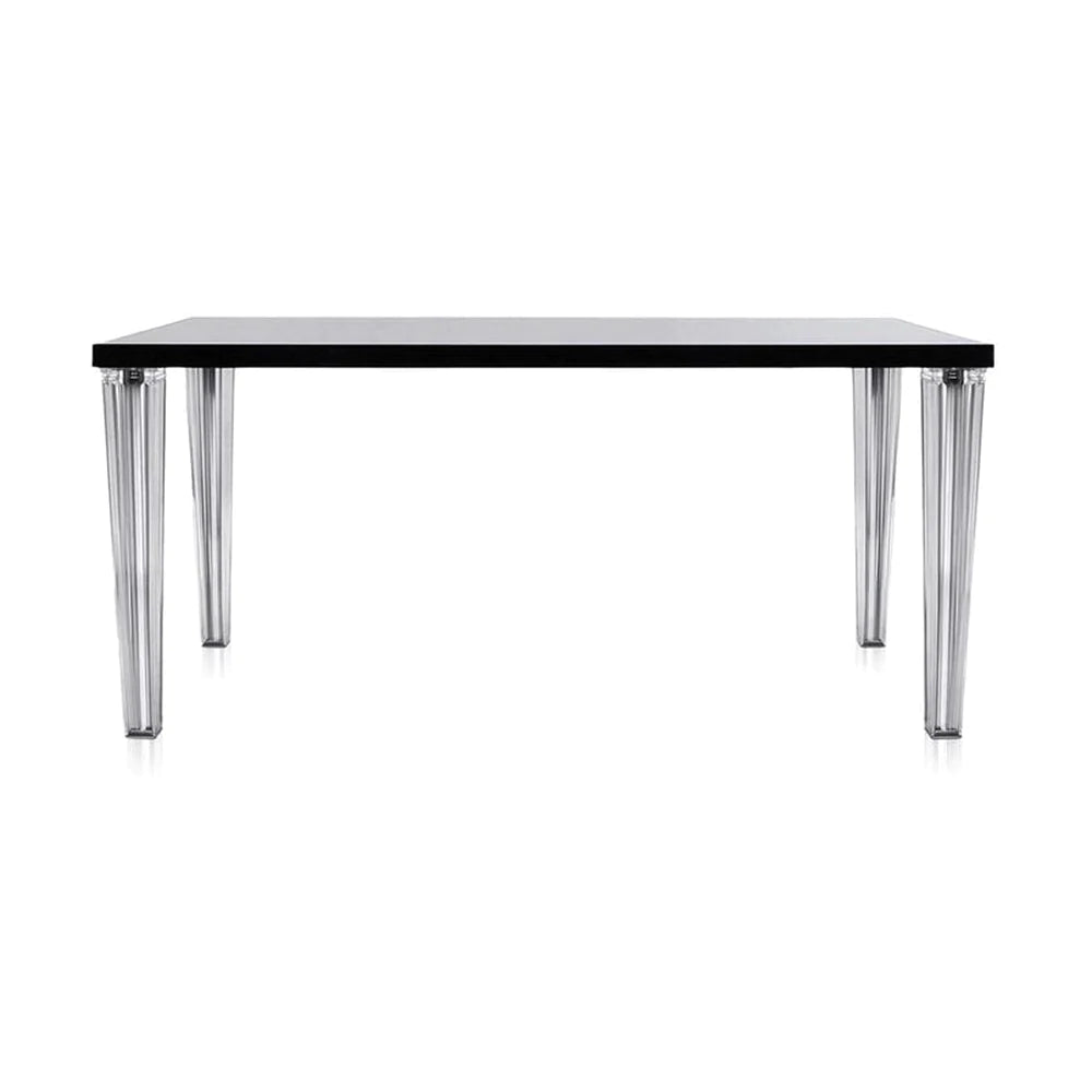 Kartell Top Top Table Glass 160x80 cm, negro