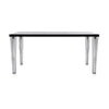 Kartell Top Top Table Glass 160x80 cm, nero