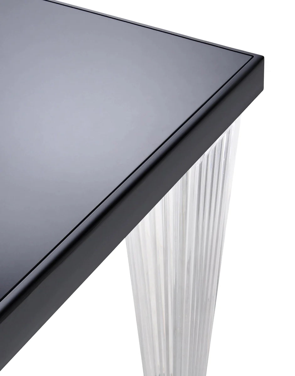 Kartell Tip Top Table Glass 190x90 cm, sort