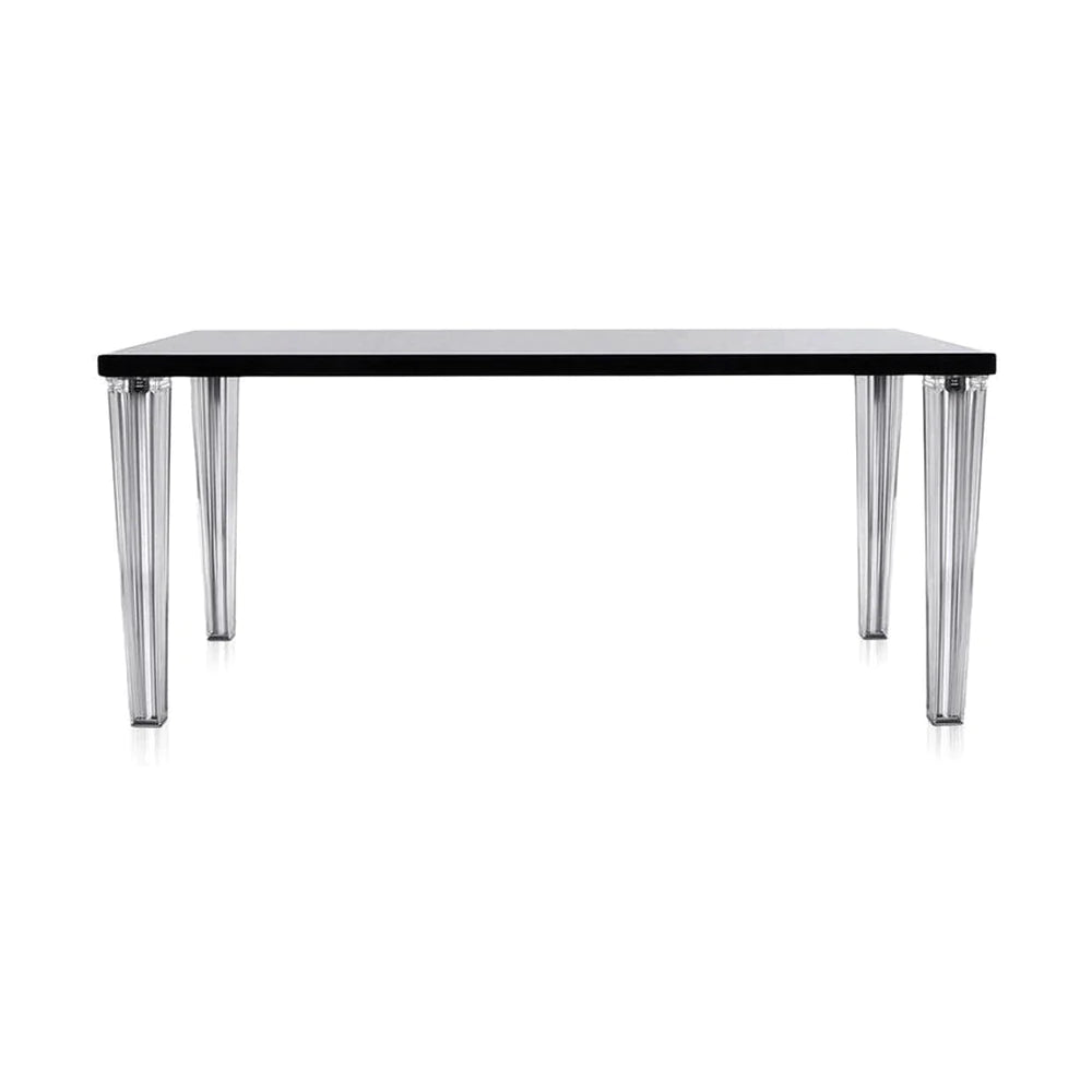 Kartell Top Top Table Glass 190x90 cm, svart