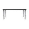 Kartell Top Top Table Glass 190x90 Cm, Black