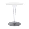 Tavolo in cima a cima kartell round con base rotonda ⌀60 cm, bianco