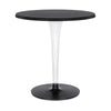 Table supérieure Kartell par Dr. Yes Round avec base ronde ⌀70 cm, noir