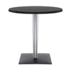 Table supérieure Kartell par Dr. Yes Round avec base carrée ⌀70 cm, noir