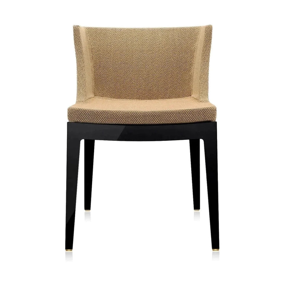 Kartell Mademoiselle Kravitzin nojatuoli, musta/raffia