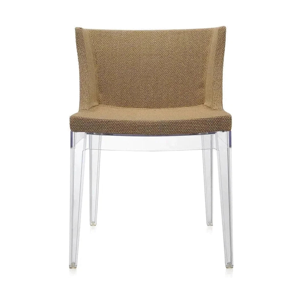 Kartell Mademoiselle Kravitz fauteuil, transparant/raffia