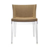 Fauteuil Kartell Mademoiselle Kravitz, transparent / Raffia