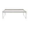 Tabella laterale dei vassoi Kartell 80x80 cm, bianco