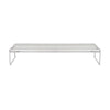 Table d'appoint Kartell Trays 140x40 cm, blanc