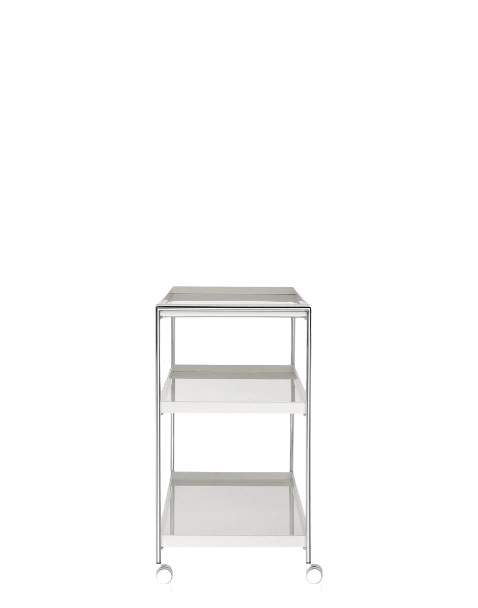 Trolley de bandejas de Kartell, blanco