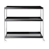 Kartell Trays Trolley, zwart