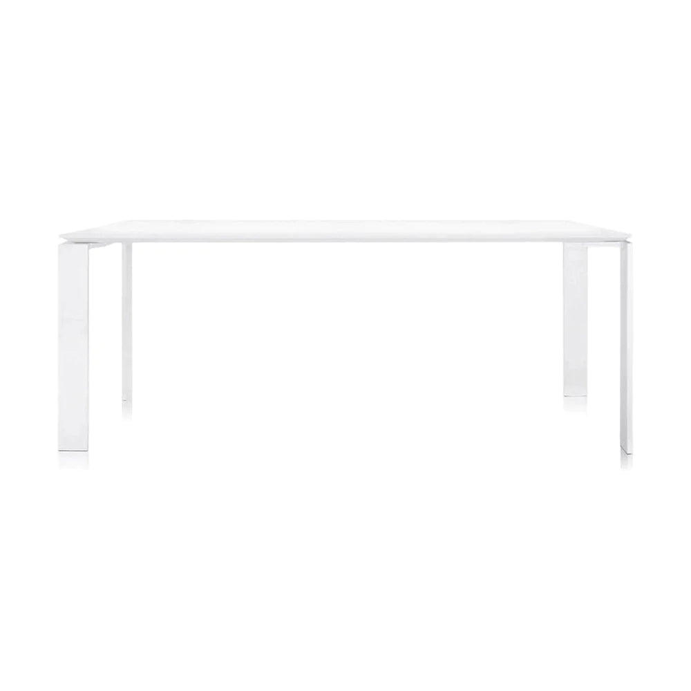 Kartell Four Soft Touch Desk 190x79 cm, hvit/hvit