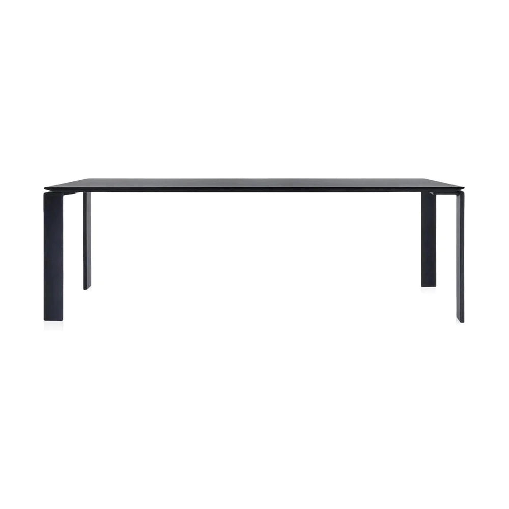 Kartell Fire Soft Touch Desk 223x79 cm, sort/sort