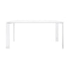 Kartell Four Desk 158x79 Cm, White/White