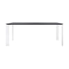 Kartell Fire skrivebord 190x79 cm, hvid/sort