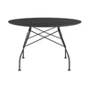 Table brillante Kartell marbre rond, noir