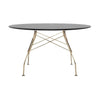 Kartell Glossy Table rotondo laccato, oro/nero