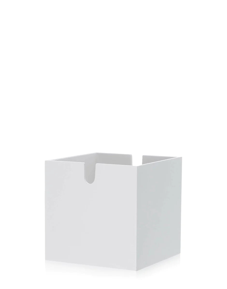 Kartell Polvara Cube用于书柜，白色