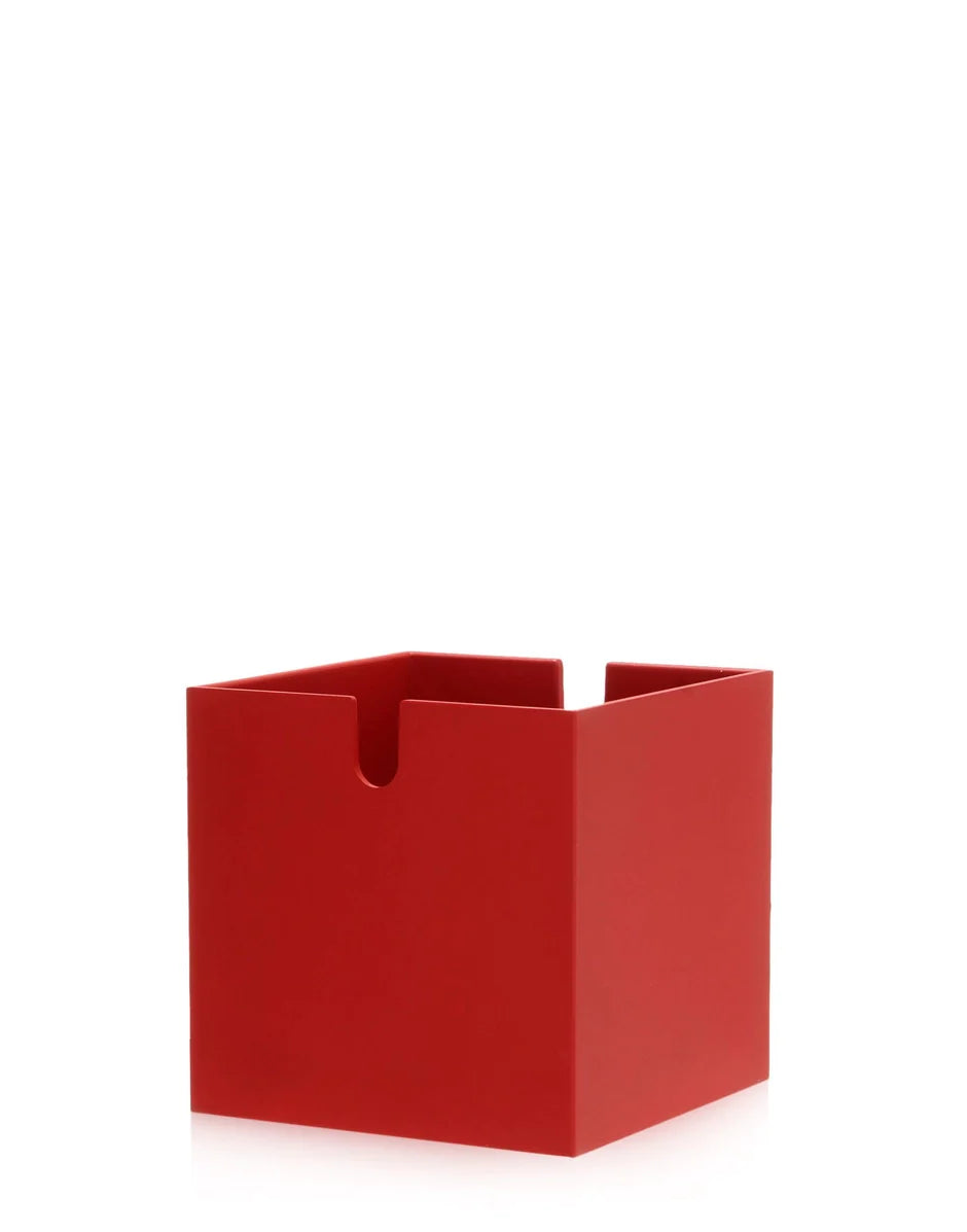 Cube Kartell Polvara pour bibliothèque, rouge