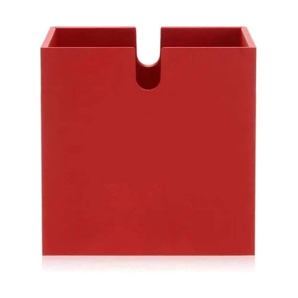Kartell Polvara Cube用于书柜，红色