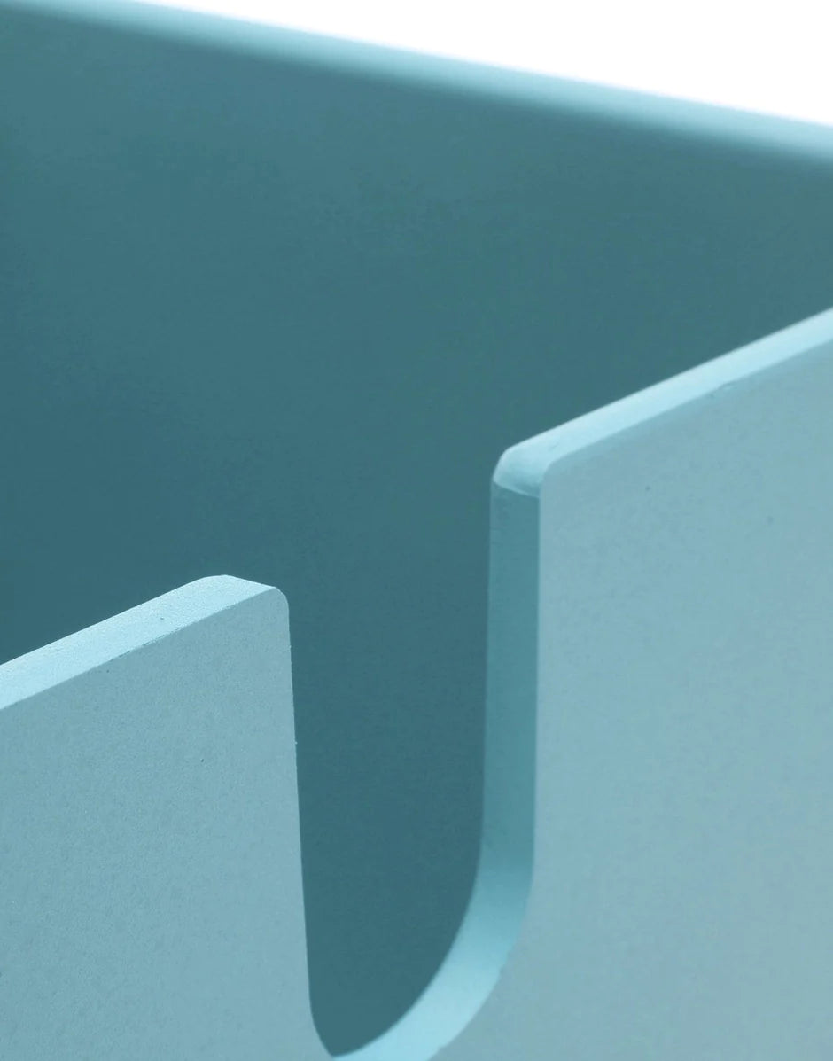 Kartell Polvara Cube For Bookcase, Light Blue