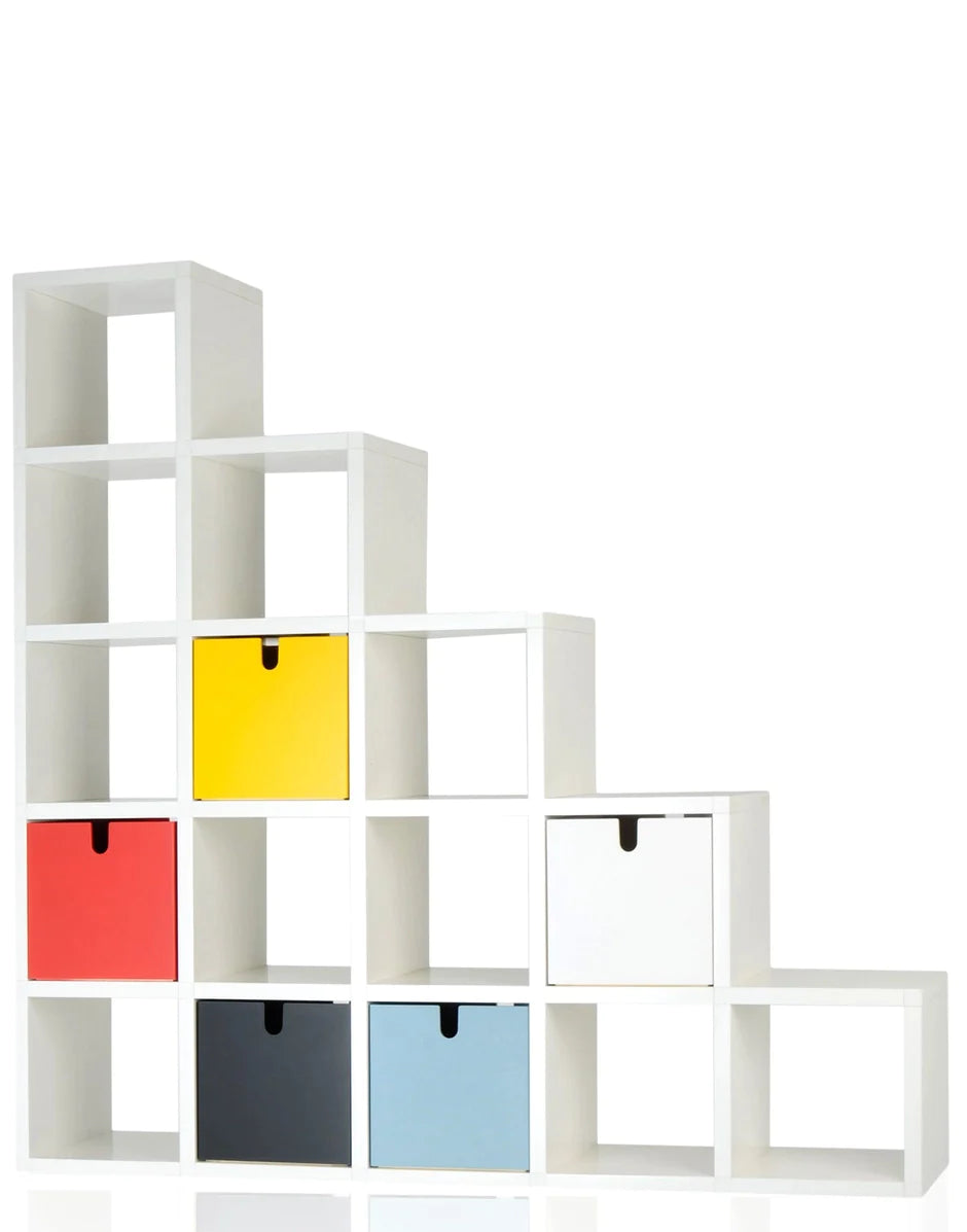 Kartell Polvara Cube For Bookcase, Light Blue