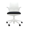 Kartell lepel fauteuil, wit/zwart