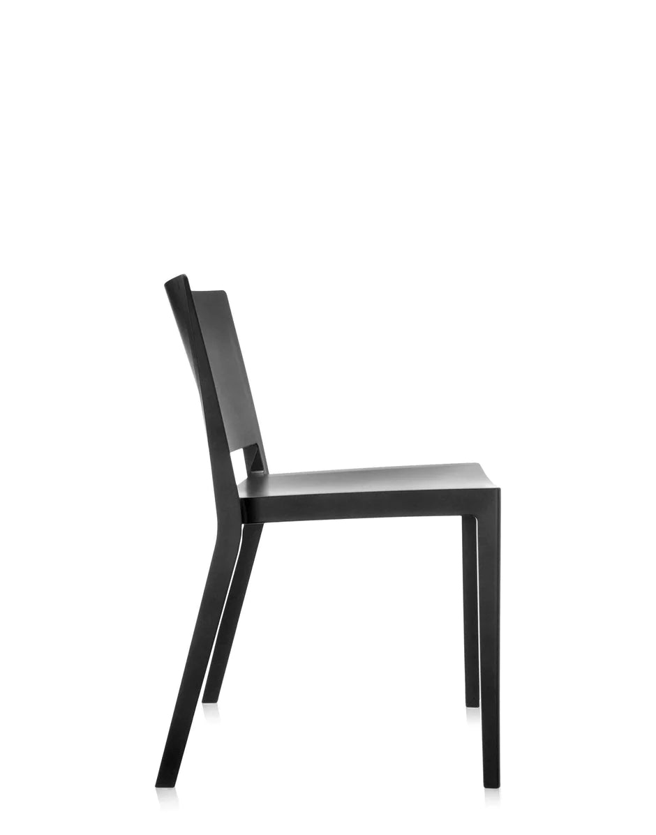 Sedia a tappeto da kartell lizz, nero