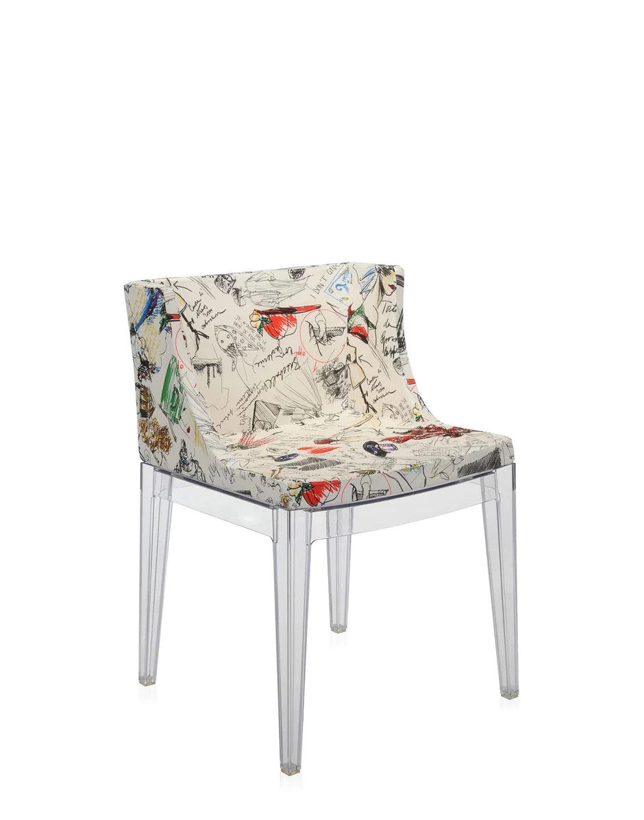 Kartell Mademoiselle à la Mode fåtölj, transparent/skisser