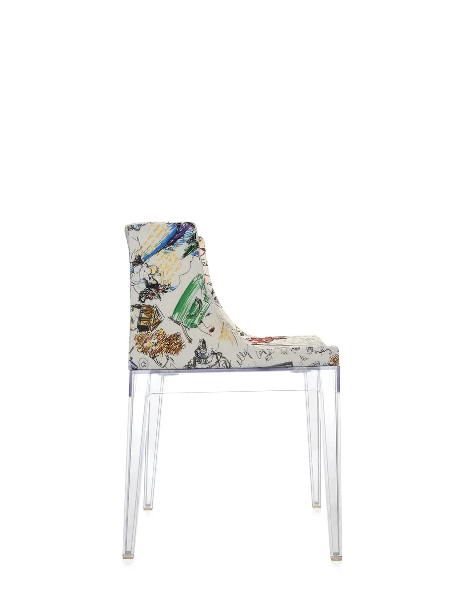 Kartell Mademoiselle à la modus fauteuil, transparant/schetsen