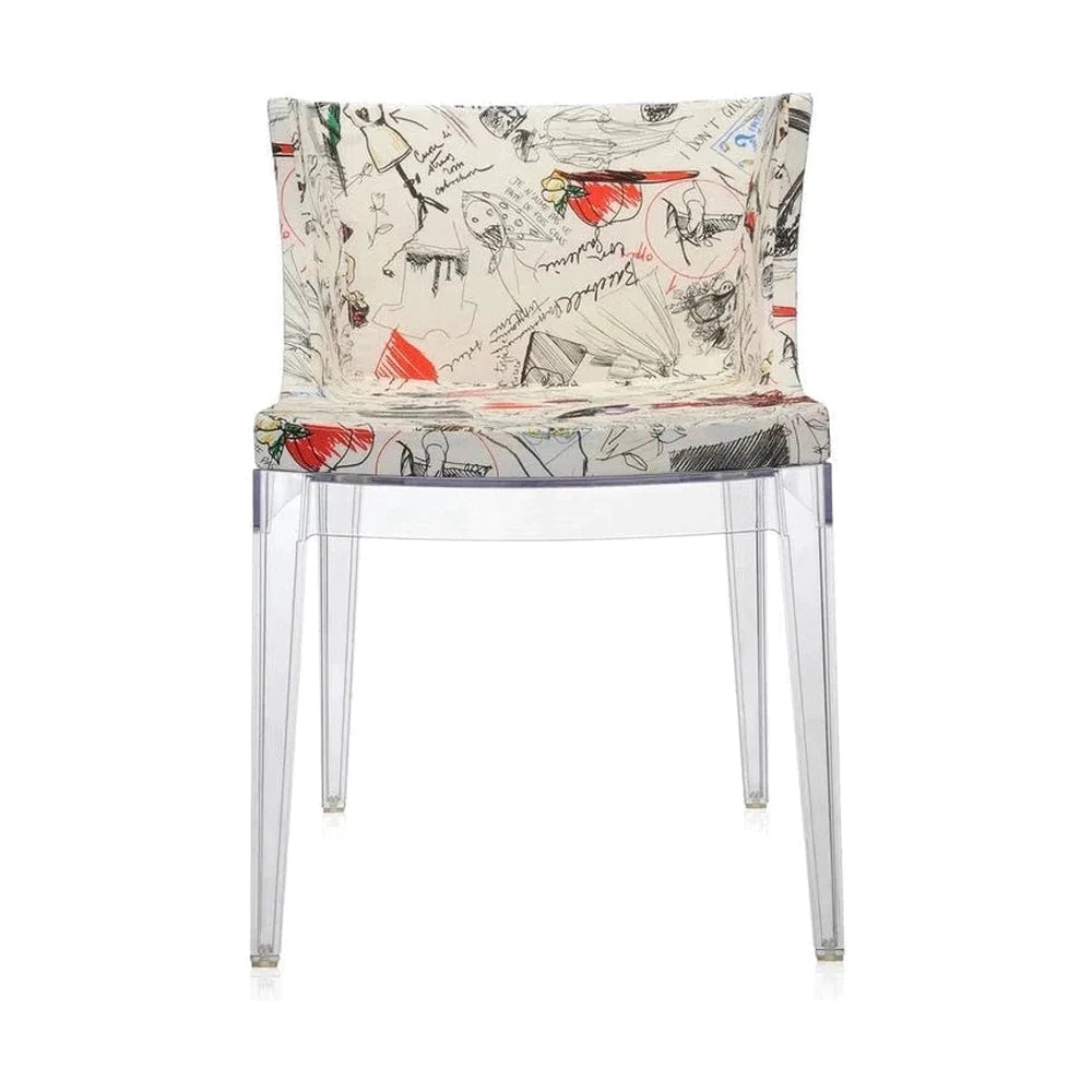 Kartell Mademoiselle à la Mode fåtölj, transparent/skisser