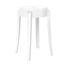 Kartell Charles Ghost Stool 46 cm, wit