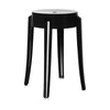 Kartell Charles Ghost Stool 46 cm, zwart