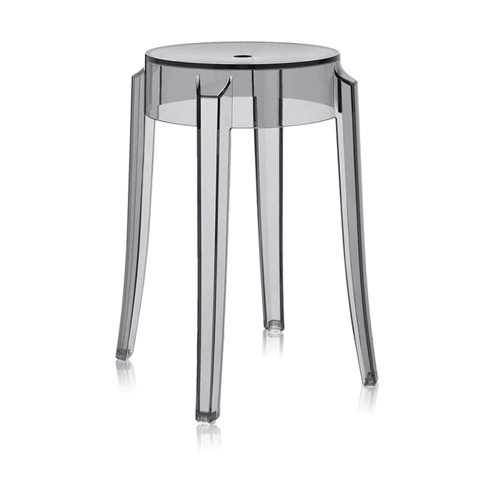 Tabouret fantôme Kartell Charles 46 cm, transparent