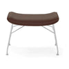 Kartell S/Wood Wood Rest Nahka, tumma puu/kromi