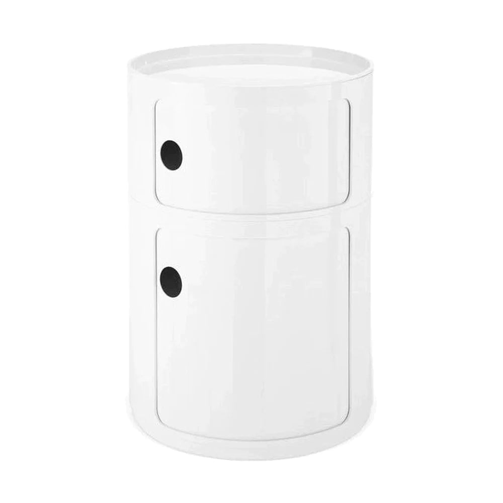 Kartell Componibili Classic Big Container 2 Elements Small, blanc