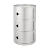 Kartell Componsibili Classic Big Container 3 -elementit, hopea