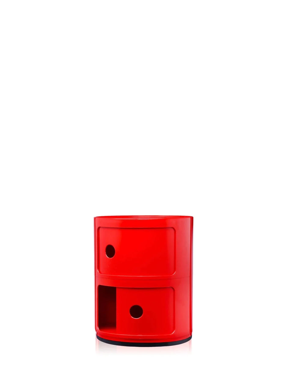 Kartell Componibili Classic Container 2 Éléments, rouge