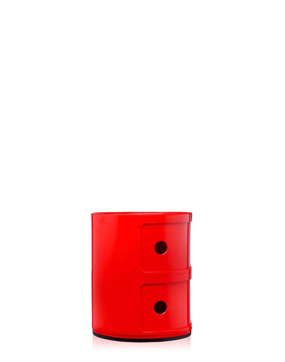 Kartell Componibili经典容器2个元素，红色