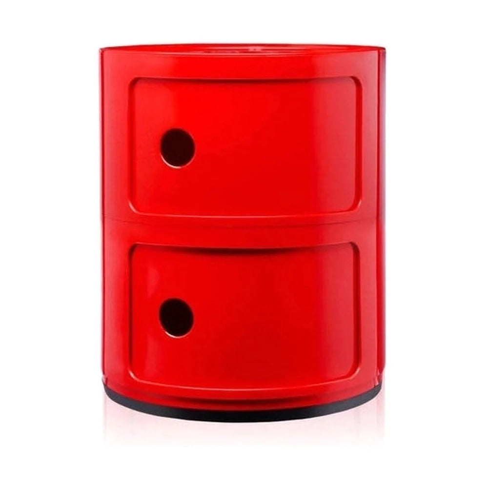 Kartell Componibili经典容器2个元素，红色