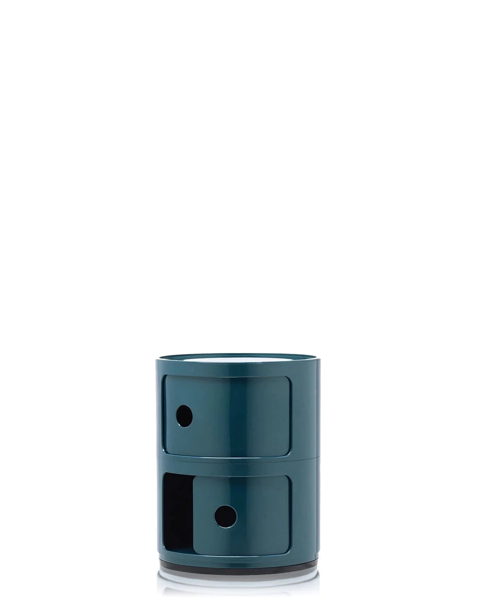 Kartell Componibili Classic Container 2 Elements, Blue