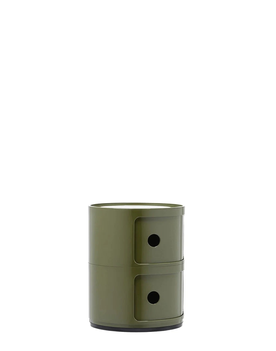 Kartell Componibili Classic Container 2 Elements, Green