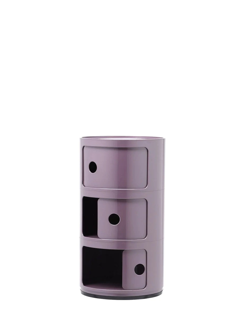 Kartell Componibili Classic Container 3 Elemente, Violet