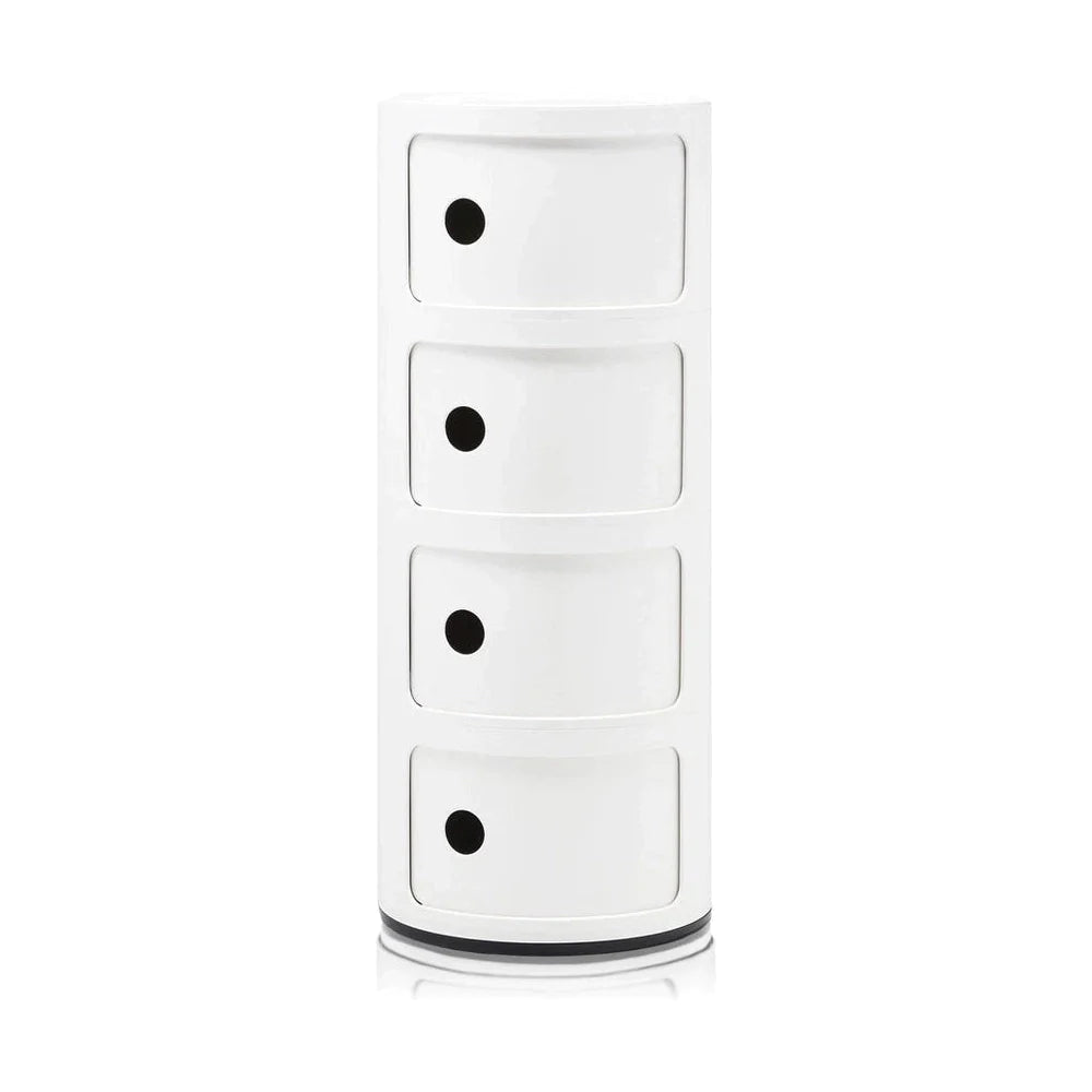 Kartell Componibili Classic Container 4 Elements, White