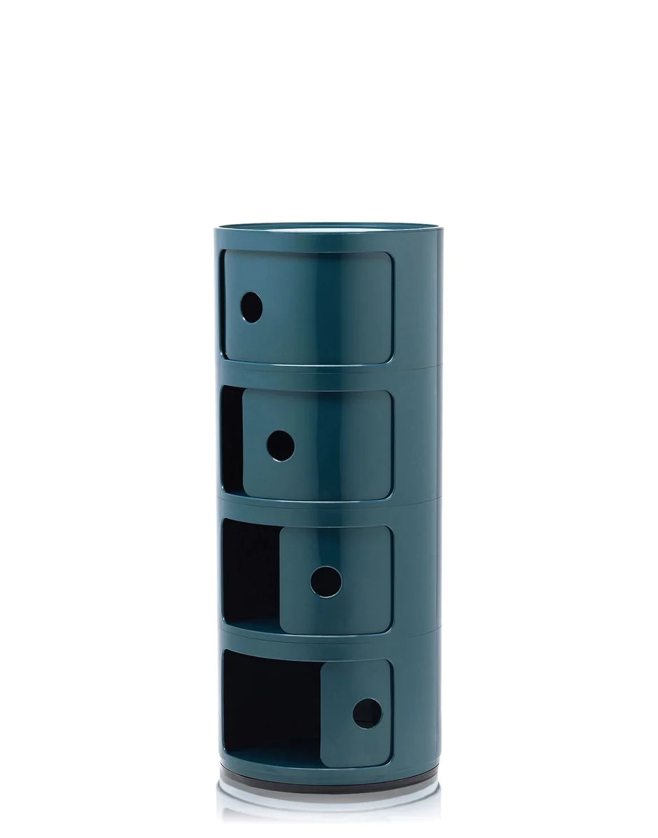 Kartell Componibili Classic Container 4 Elements, Blue
