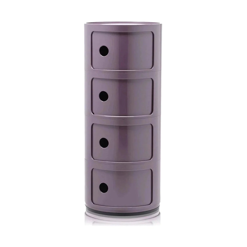 Kartell Componibili Classic Container 4 Elementos, Violet