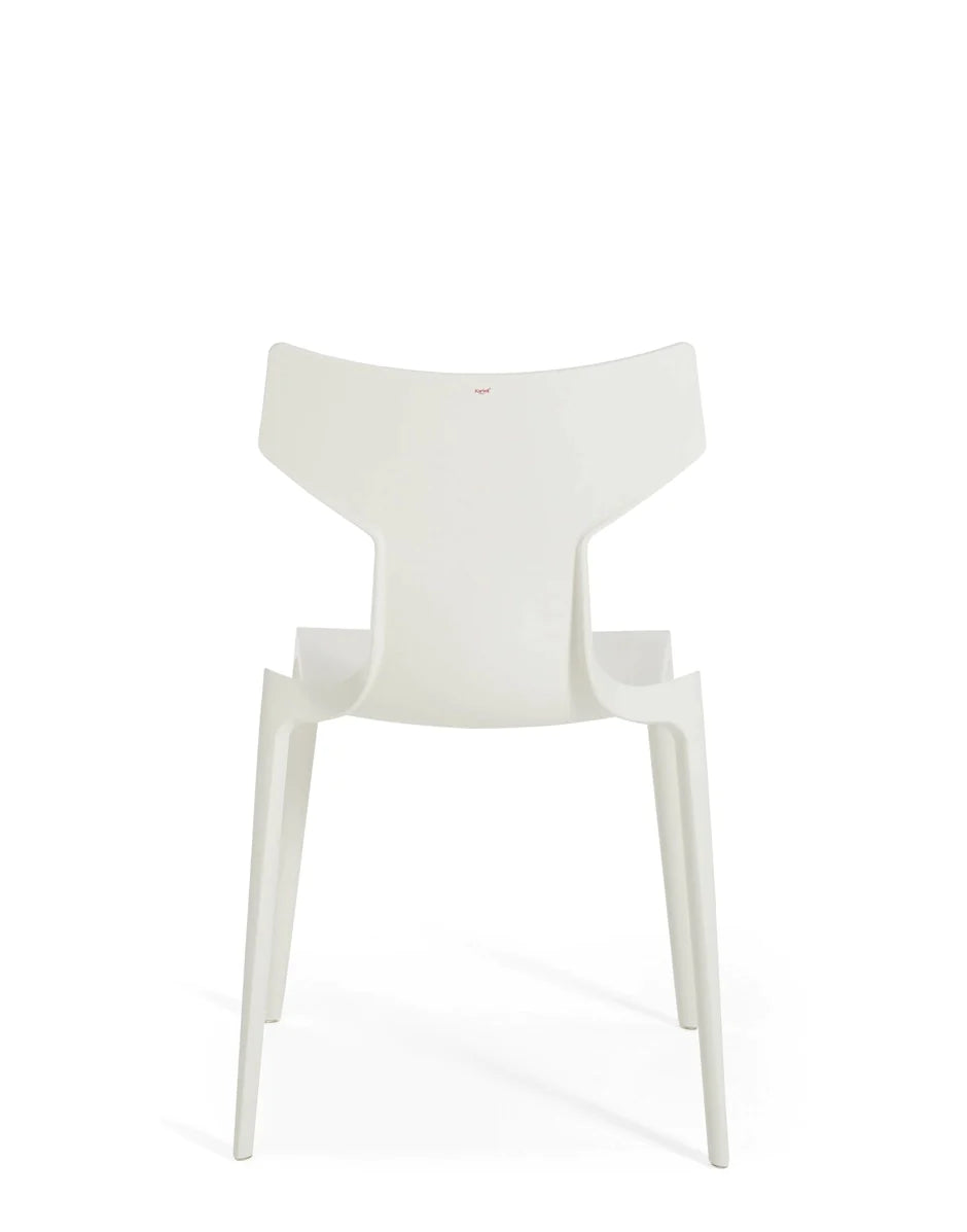 Chaise de chaise Kartell Re, blanc
